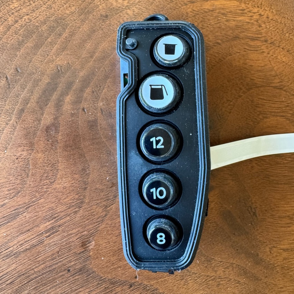 Keurig K-Duo Essential Control Brew Board Numbers Buttons Panel Replacement Part